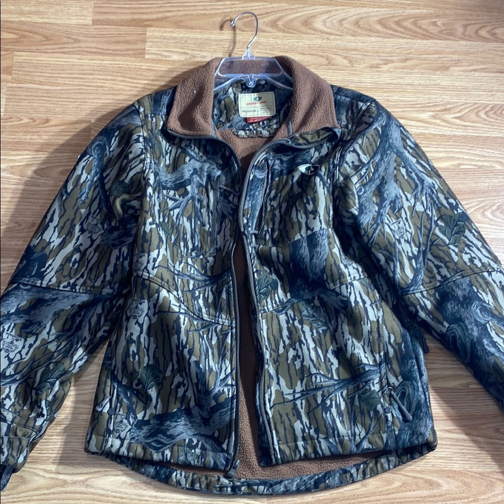 Mossy Oak Camouflage Military Jacket - Brown and Green